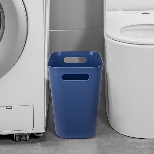UUJOLY Plastic Small Bathroom Trash Can Wastebasket, 3.5 Gallon, Laundry Room - Image 5