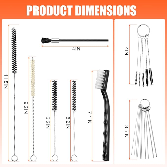 Moon Roses 21PCS Spray Gun Cleaning Kit - Image 2