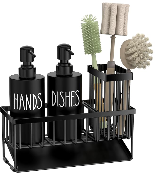MASADI Kitchen Dish Soap Dispenser Set - Image 8