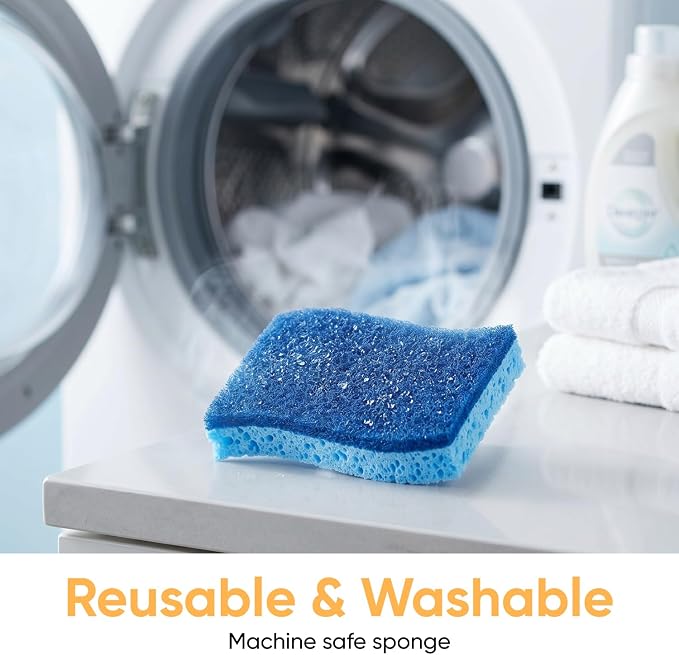 Non-Scratch Cellulose Sponge Kitchen Scrub Sponge - Image 8