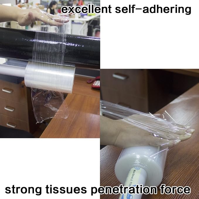 Clear Stretch Wrap 6"×1000' Plastic Wrap Roll - Image 7