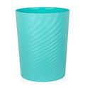 UUJOLY Plastic Small Bathroom Trash Can Wastebasket Garbage Can, Light Blue | by UUJOLY