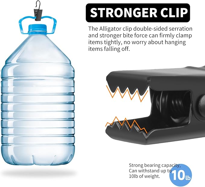 Curtain Clips Hooks, 100 Pack Stainless Iron Drapery Hooks Clips - Image 5
