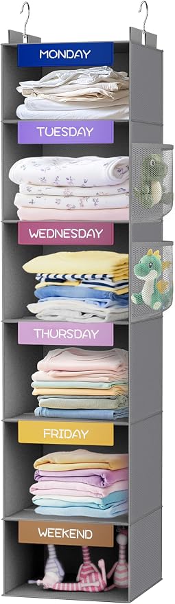 Weekly Hanging Closet Organizer by VERONLY