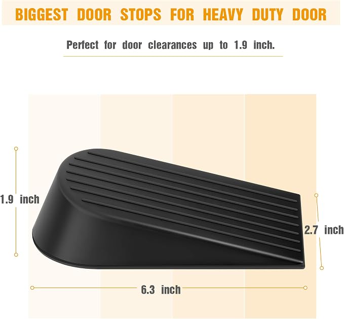 Crosize Extra Large Door Stopper, Big Door Stop - Image 2