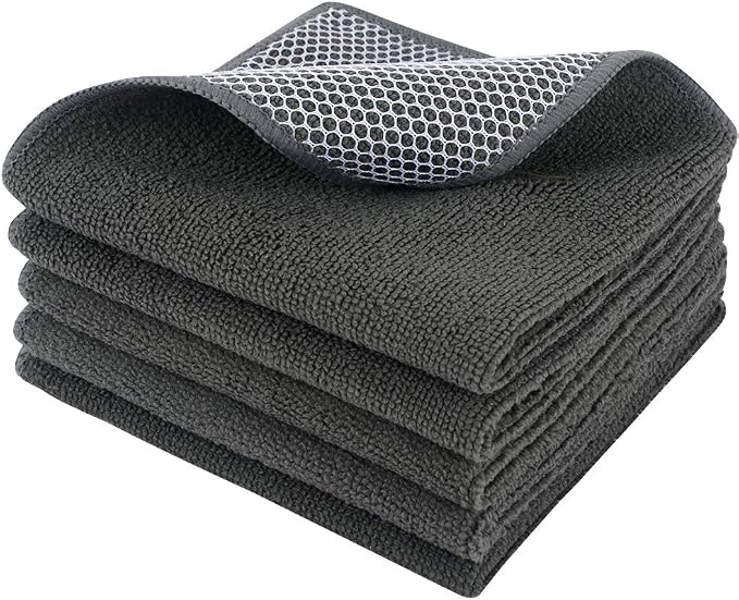 SINLAND Dish Cloth for Washing Dishes Kitchen Washcloth Cleaning Cloth by SINLAND