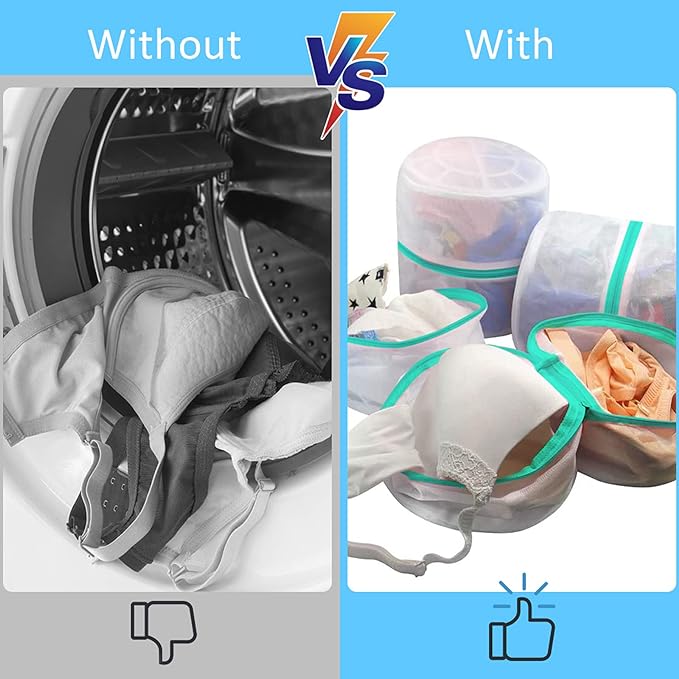 GOGOODA Mesh Laundry Bags for Delicates Durable Protective Wash Bags - Image 6