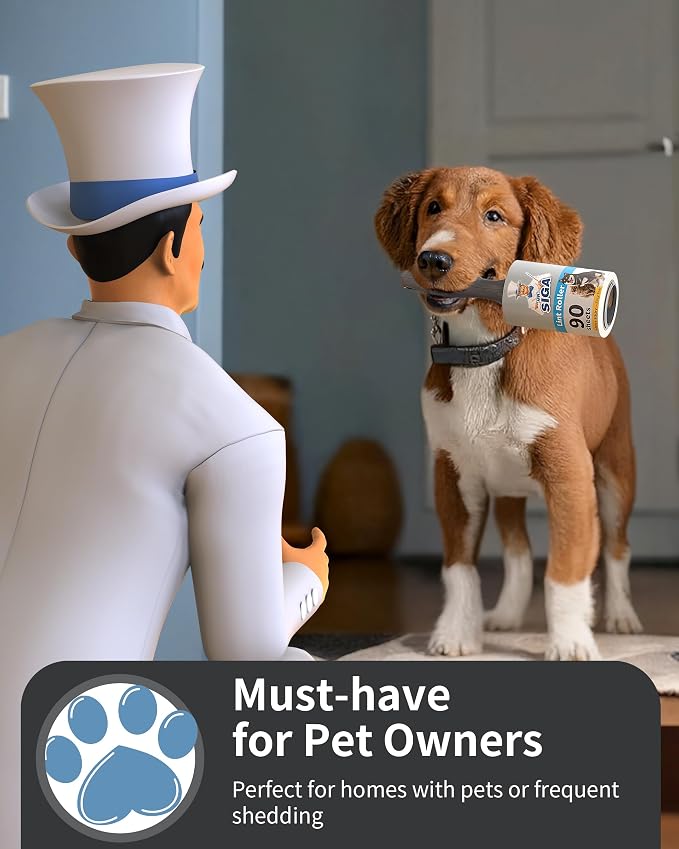 MR.SIGA Extra Sticky Lint Roller Pet Hair Remover - Image 2