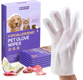 HICC PET Dog Wipes for Dogs & Cats, Individual Glove Packs, Head-to-Tail by HICCPET