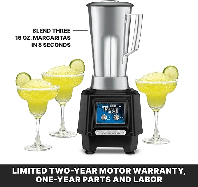 Waring Commercial TBB145S6 Torq 120V 64 Oz Blender w/Toggle Controls