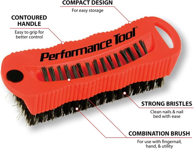 Performance Tool W9163 Utility and Fingernail Brush - Image 2