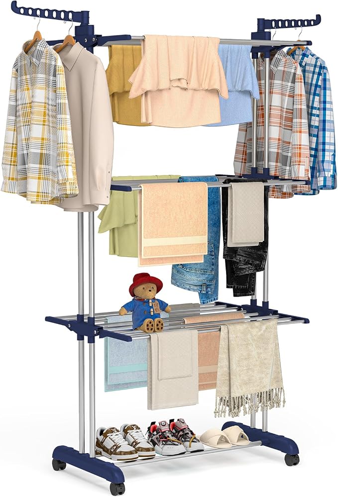 Bigzzia Clothes Drying Rack Folding by Bigzzia