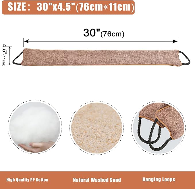Under Door Draft Stopper 30 inch Wind Stopper - Image 2