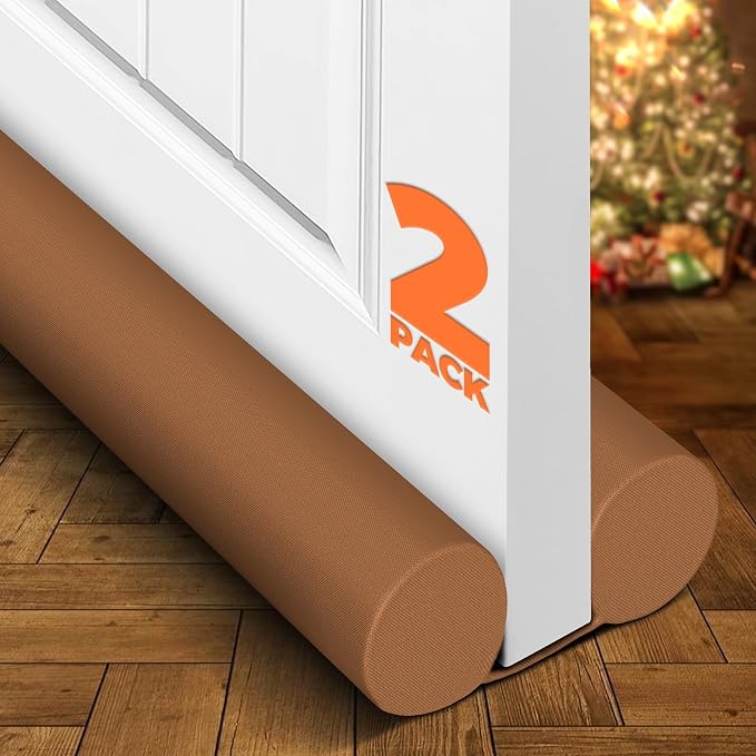 Holikme Under Door Draft Stopper 2pack 36 inch, Save Energy by Holikme