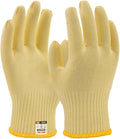 Heat Cut Resistant Gloves,Aramid Oven Gloves with Fingers,Heat Resistant Up to 550°F, Thick Knit Design,Machine Washable - Kevlar Knit Work Gloves for Men & Women(Aramid, Medium)