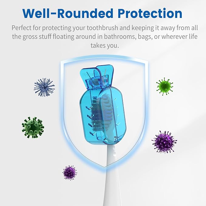 Toothbrush Covers Caps, Clip-On Toothbrush Protector - Image 6