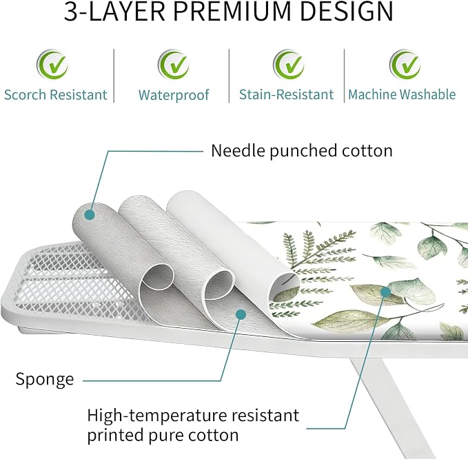 Leaves Ironing Board Cover and Pad - Image 3