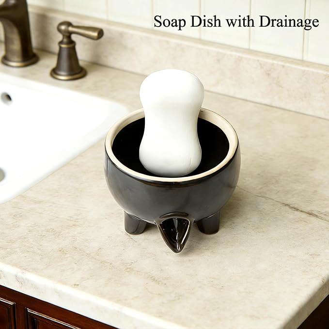 Ceramic Sponge Holder with Drainage - Image 8