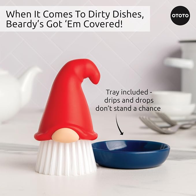 OTOTO Gnome Dish Brush with Handle - Image 5