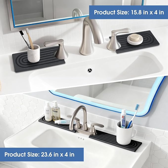 Fast Drying Stone Faucet Mat for Kitchen Sink - Image 5