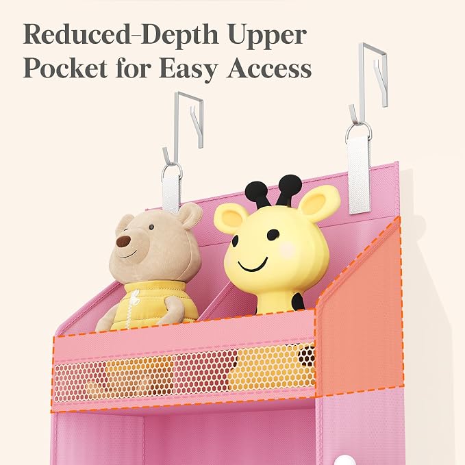 Lifewit 4 Tier Over the Door Organizer, Diaper Hanging Storage - Image 7