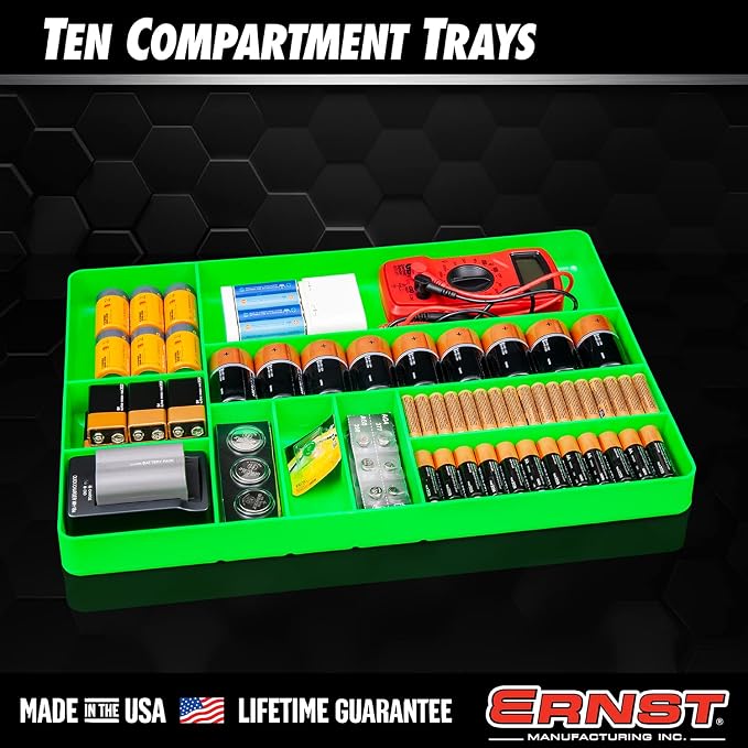 ERNST Tool Organizer Tray, 10-Compartments, Organization, Heavy-Duty, Industrial - Image 5