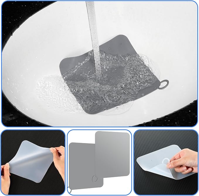 6 Pcs Drain Covers to Keep Bugs Out Silicone Shower Floor Tub Stoppers Bathtub - Image 5