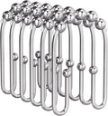 AmazerBath Shower Curtain Hooks Chrome Metal Shower Curtain Rings Rust Proof by AmazerBath