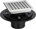 4 Inch Square Shower Floor Drain by WEBANG