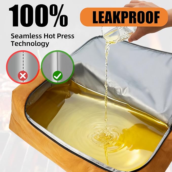 270° Opening BBQ Blanket for Resting Meat, Valentines Day Gift Meat Resting Bag, Leak-Proof Smoker Accessories, Grilling Gift for Pork/Brisket/Turkey - Anniversary Birthday Gift for Men Dad Him