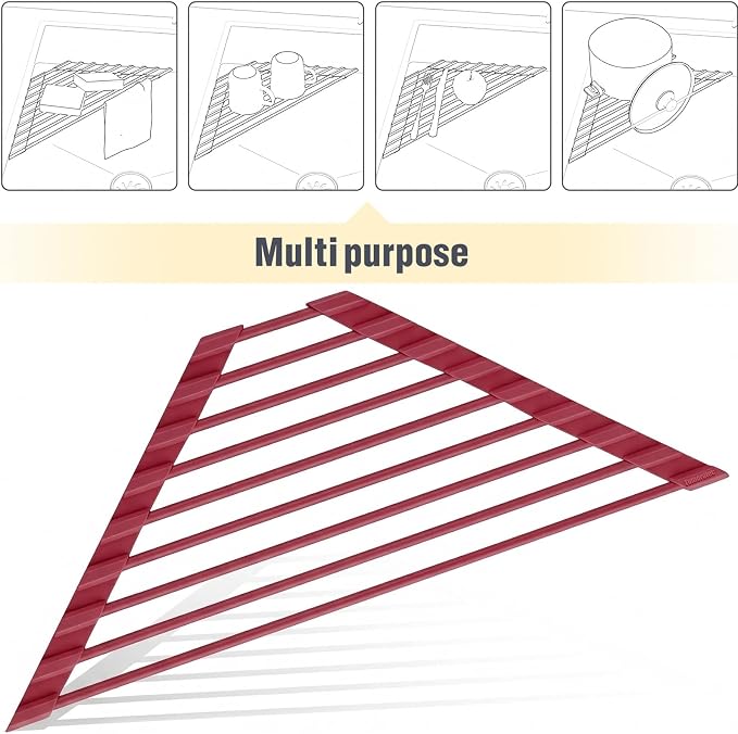 Tomorotec Roll Up Dish Drying Rack - Image 8