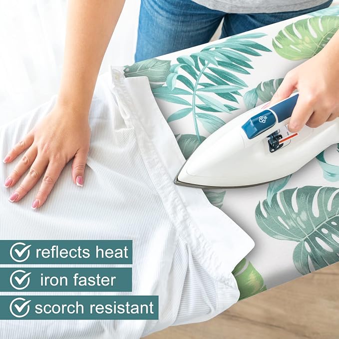 Ironing Board Cover and Pad 15" x 54", 4 Layers Extra Thick Iron Board Cover - Image 5