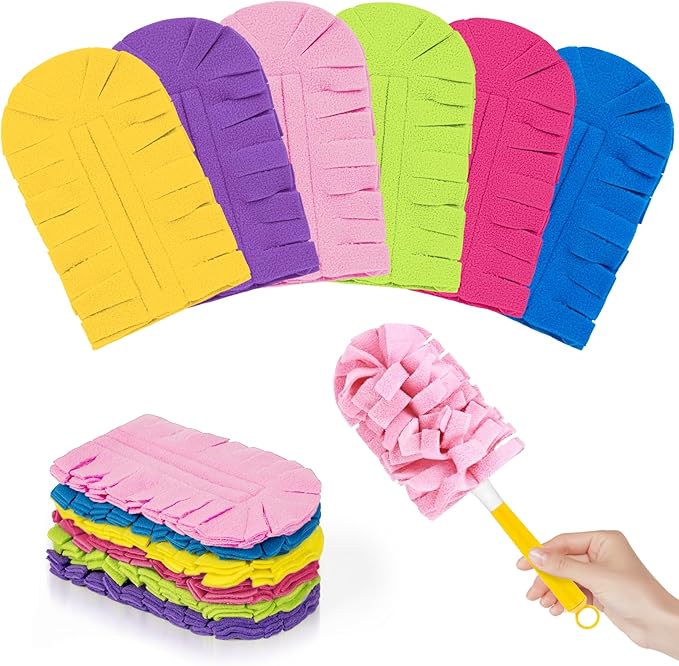 6 PCS Microfiber Reusable Duster Refills by Nicemiya