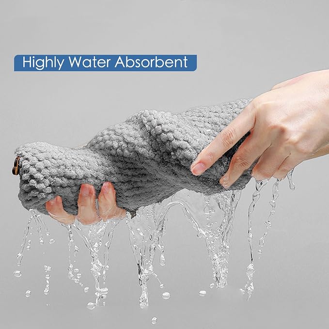 4 Pack Quick to Dry Hand Towels Microfiber 14 x 30 Inches | Highly Absorbent - Image 5