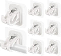 Self Adhesive No Drill Adjustable Curtain Rod Holder Hooks Brackets | Nail Free by Codoule