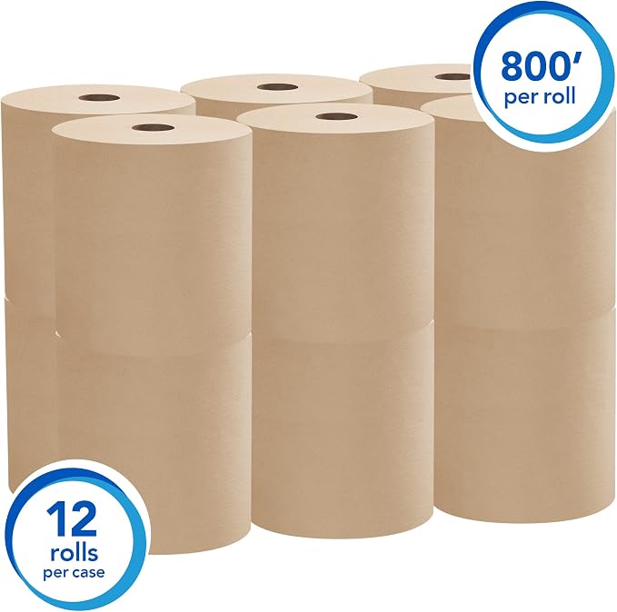 Scott Professional Hard Roll Paper Towels, 12 Rolls x 800' - Image 2