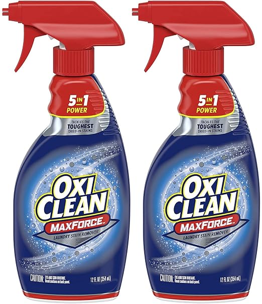 OxiClean Max Force 5 in 1 Power Laundry Stain Remover Spray, 12 oz by OxiClean