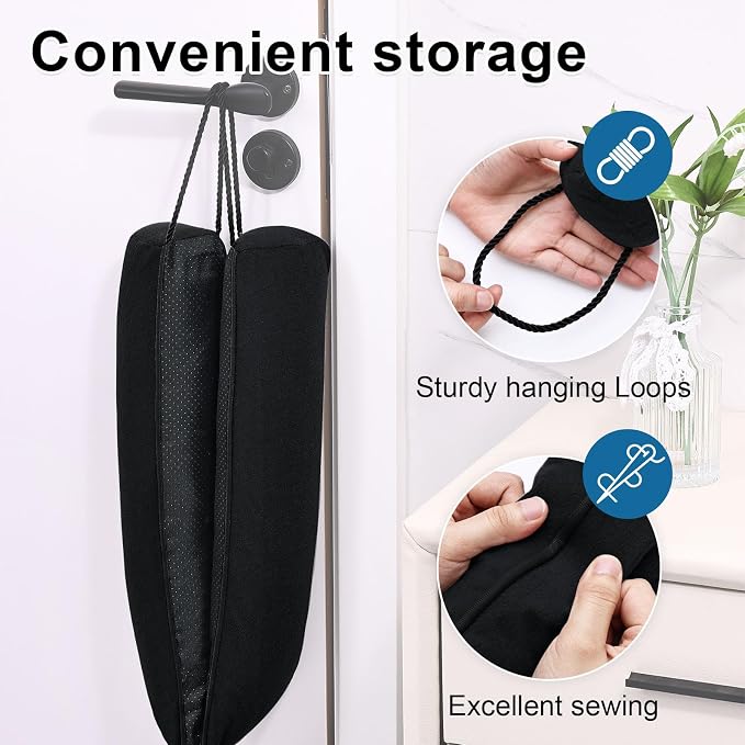 34 Inch Door Draft Stopper, Blocks Hot Cold Air - Image 8