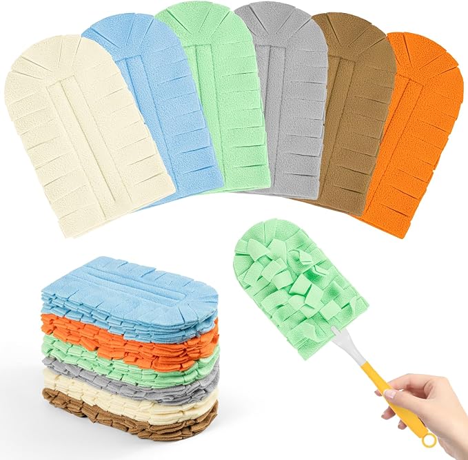 12 PCS Microfiber Reusable Duster Refills by Nicemiya