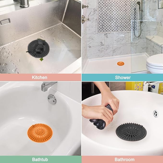 Gotega 5 Pack Drain Hair Catcher - Image 2