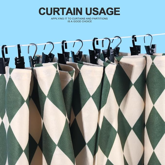 Teenitor 25 Pcs Small Curtain Hooks - Image 5