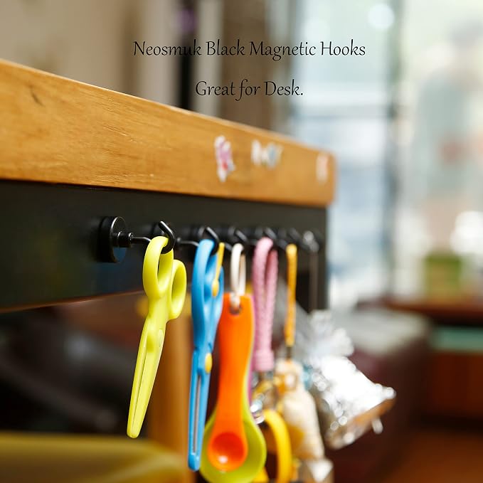 Neosmuk Magnetic Hooks, 85lb Heavy Duty, 10 Pack - Image 4