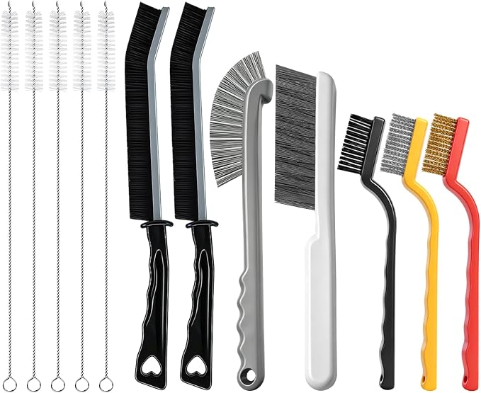 12pcs Crevice Cleaning Brush, Straw Brush by AONEZ