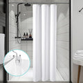 Vipfree 3 in 1 Shower Curtain Set, Waffle Shower Curtain and Liner Set by Vipfree