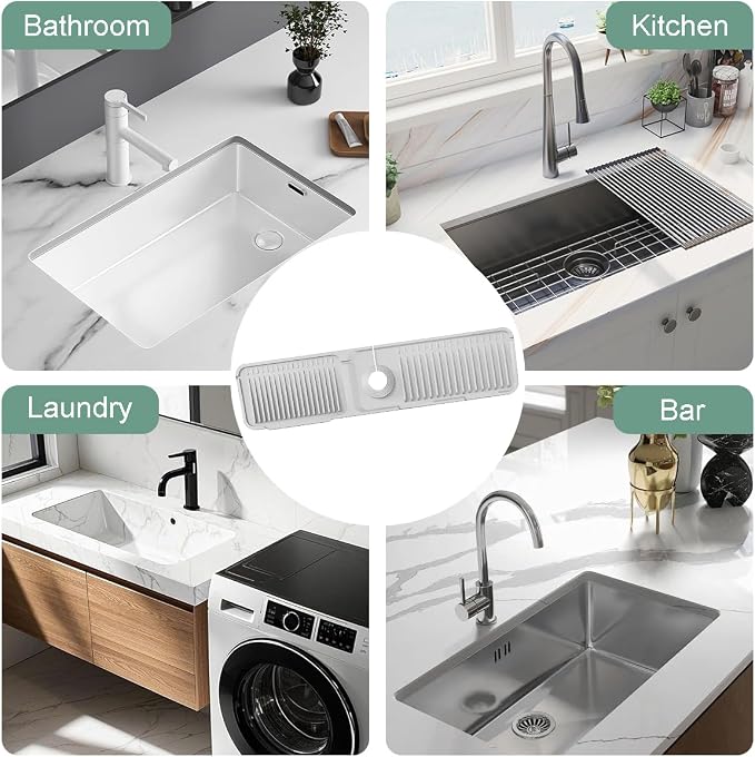 24 Inch Upgraded Draining Mat Folding faucet Mat - Image 7