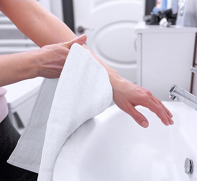 Utopia Towels 6 Pack Premium Hand Towels, 16x28 in, 600 GSM Cotton, Spa & Hotel - Image 3
