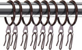 Hotop 30 Pcs Metal Curtain Rings by HOTOP