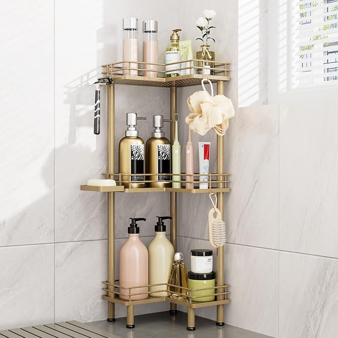 Consumest Corner Shower Caddy Standing by Consumest