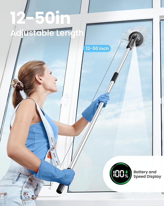 Leebein Electric Spin Scrubber, 2026 Upgraded Cordless Cleaning Brush Bathroom - Image 5
