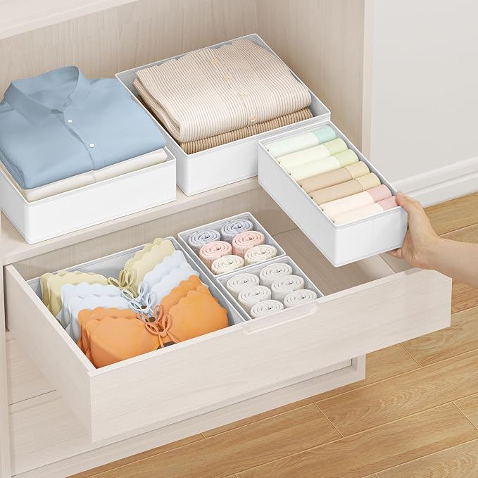 DIMJ Drawer Organizer Clothes 24 Pack - Image 4